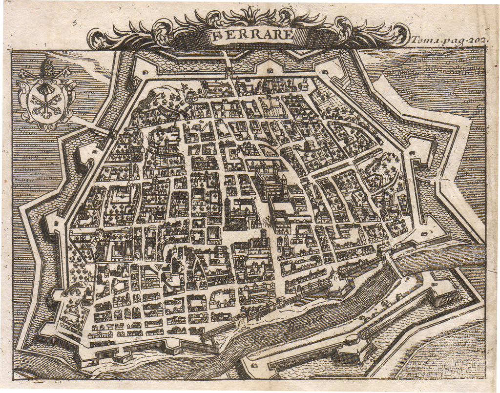 Ferrara Mappa Grande Toasteria Italiana